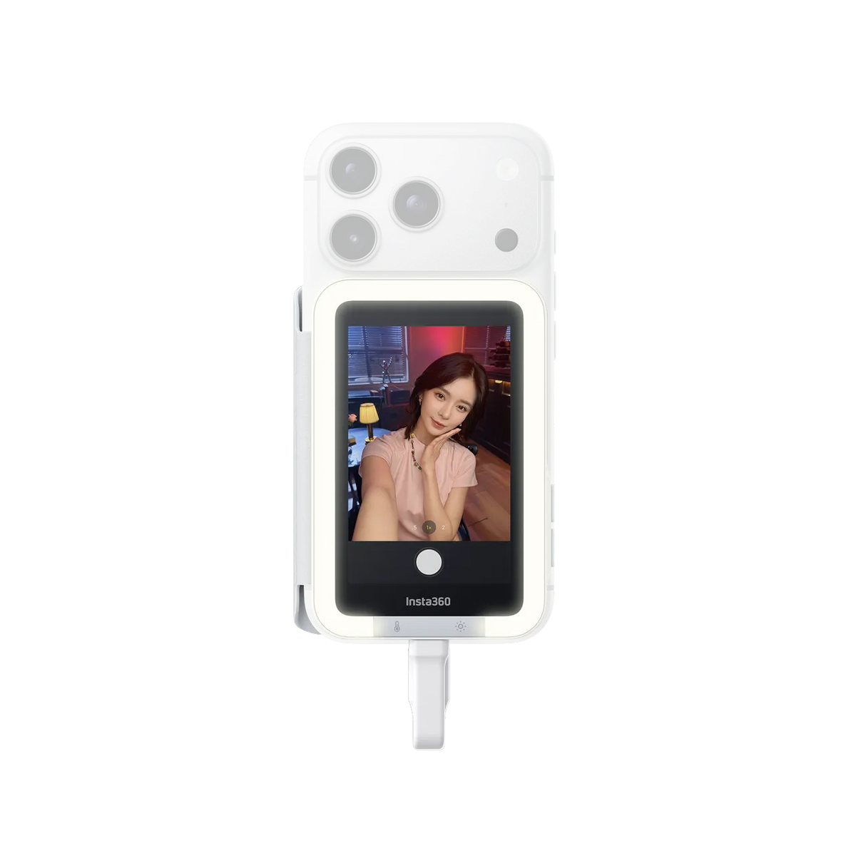 Insta360 Selfie Screen with light