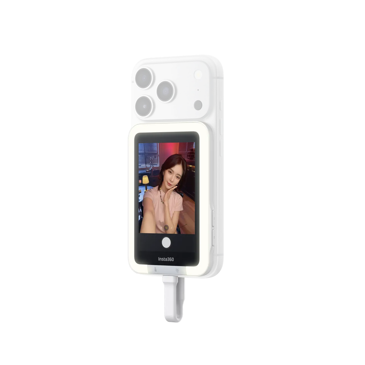 Insta360 Selfie Screen with light