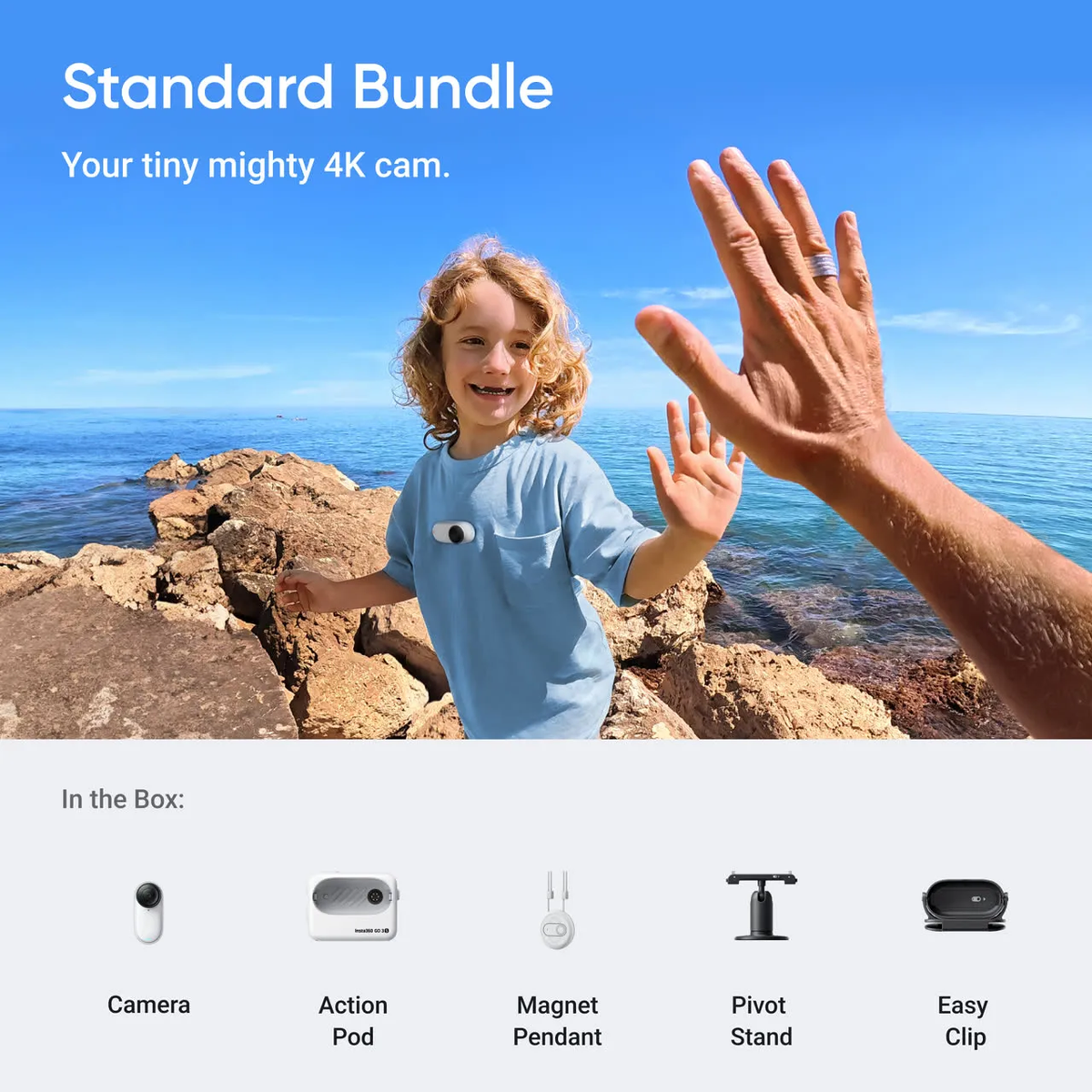 Insta360 GO 3S (128GB) Arctic white (HU)