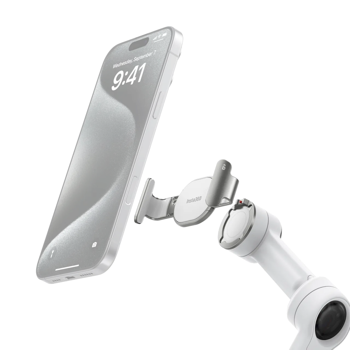 Insta360 Flow 2 Pro Magnetic Phone Clamp (white)
